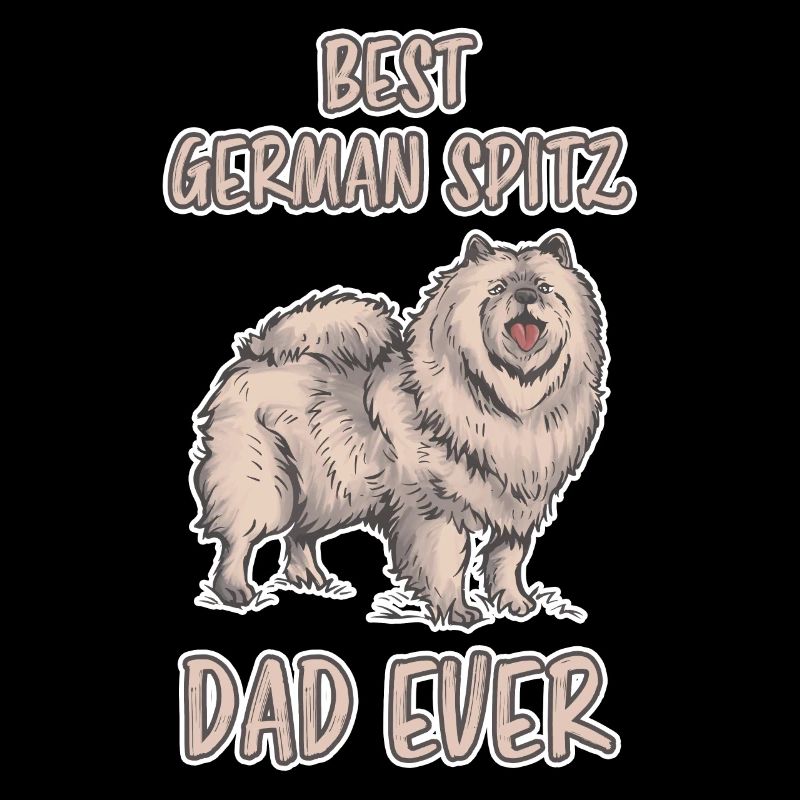 Deutsche Spitze Spruch Papa Hunde Vater Geschenk
