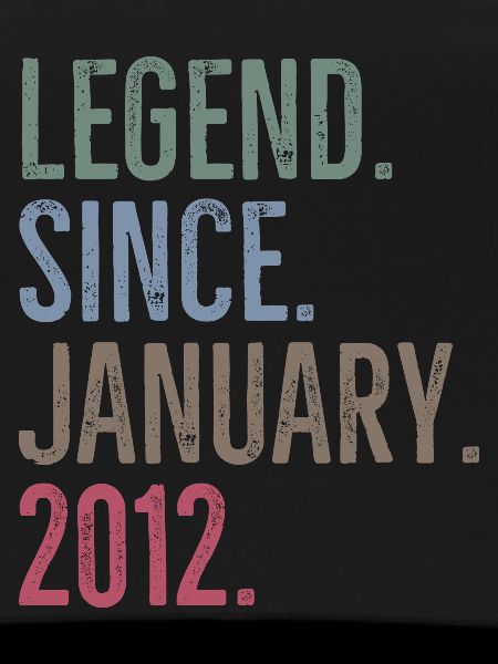 Legend Since January 2012