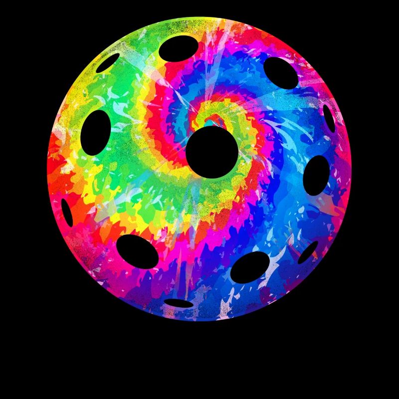 Pickleball Tie Dye Retro 80s 90s