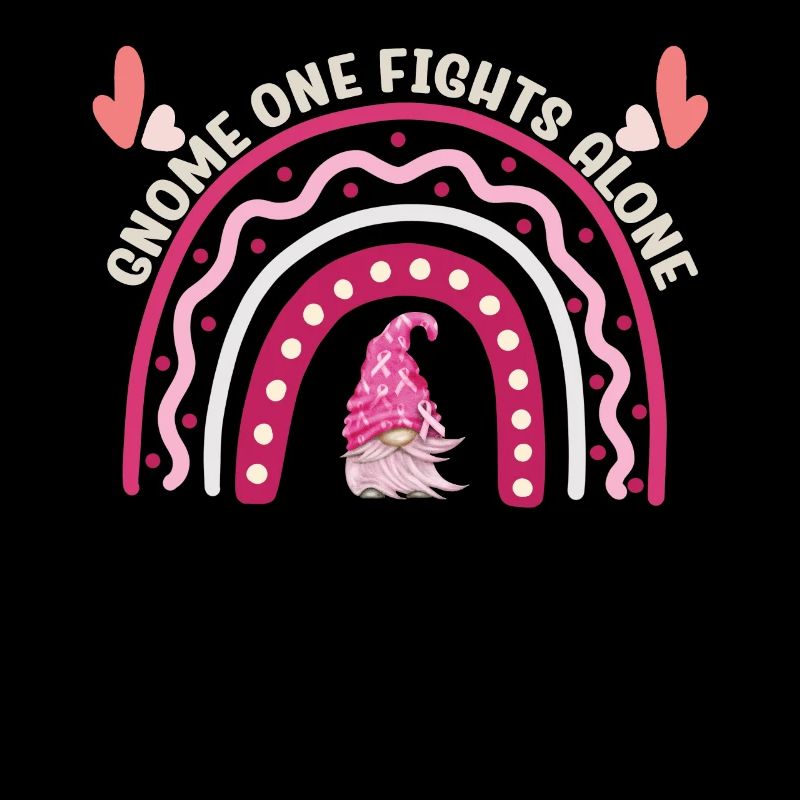 Gnome One Fights Alone Brustkrebs