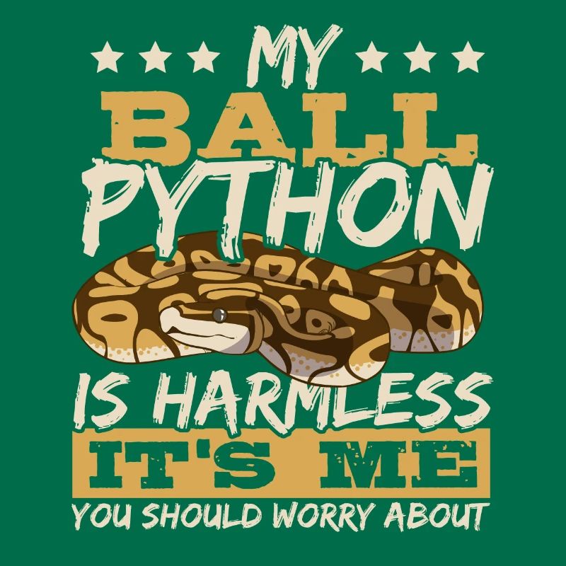 Mon python est un serpent exotique de reptile inoffensif