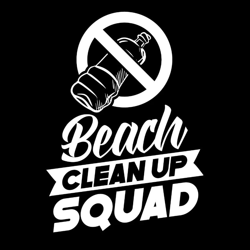 Beach Clean Up Squad Nettoyage de plage Plage