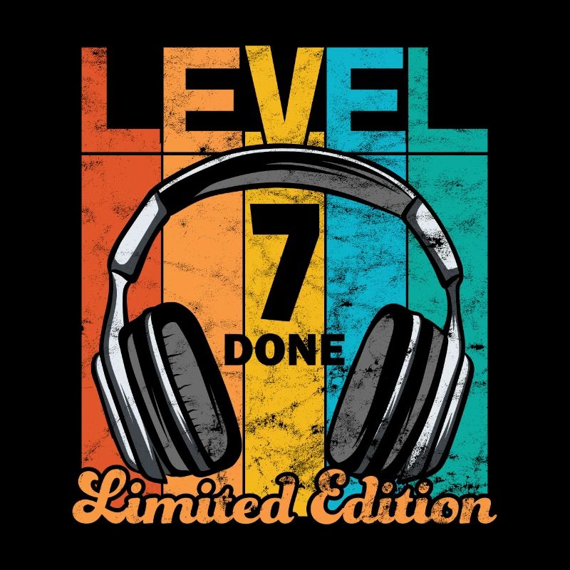 Gaming Birthday 7 Years Level 7 Complete