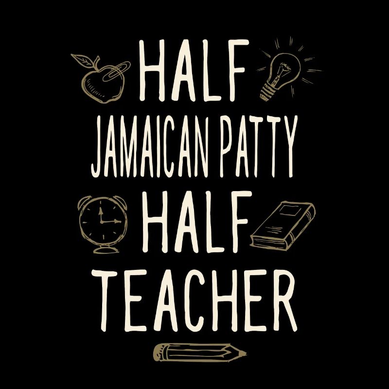 Moitié Jamaïcain Patty Moitié Professeur Drôle
