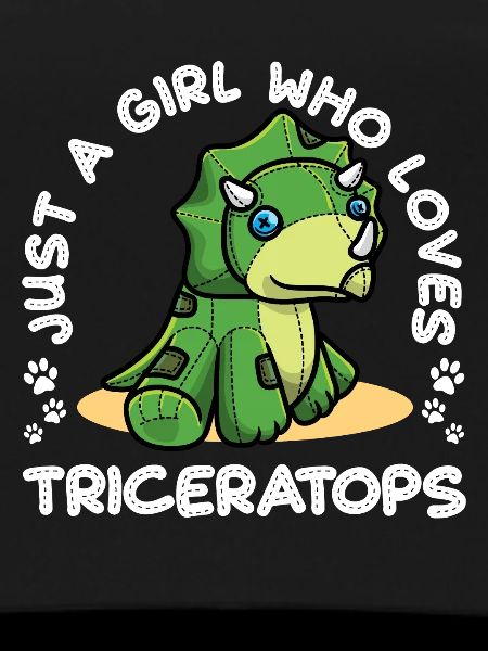 Triceratops Dinosaur Girl