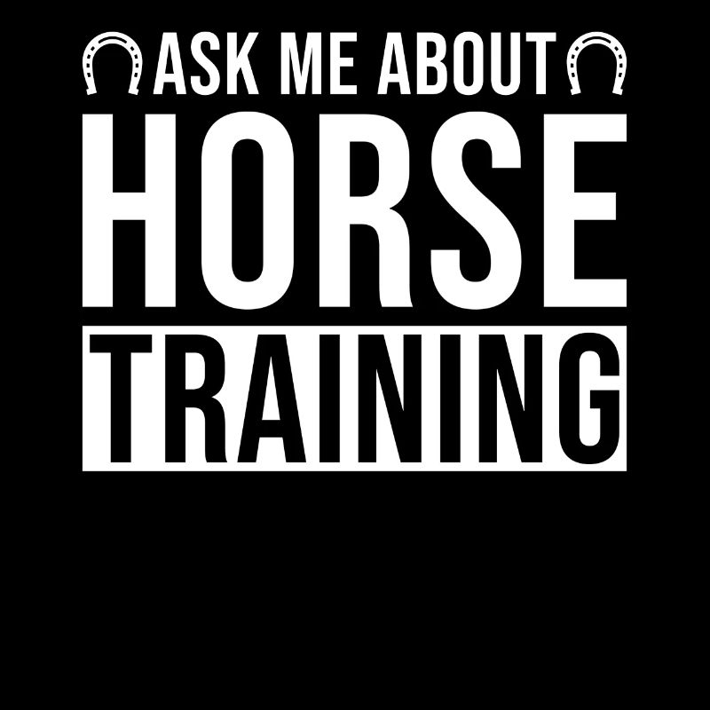 Pferdetraining Pferdetrainer Spruch