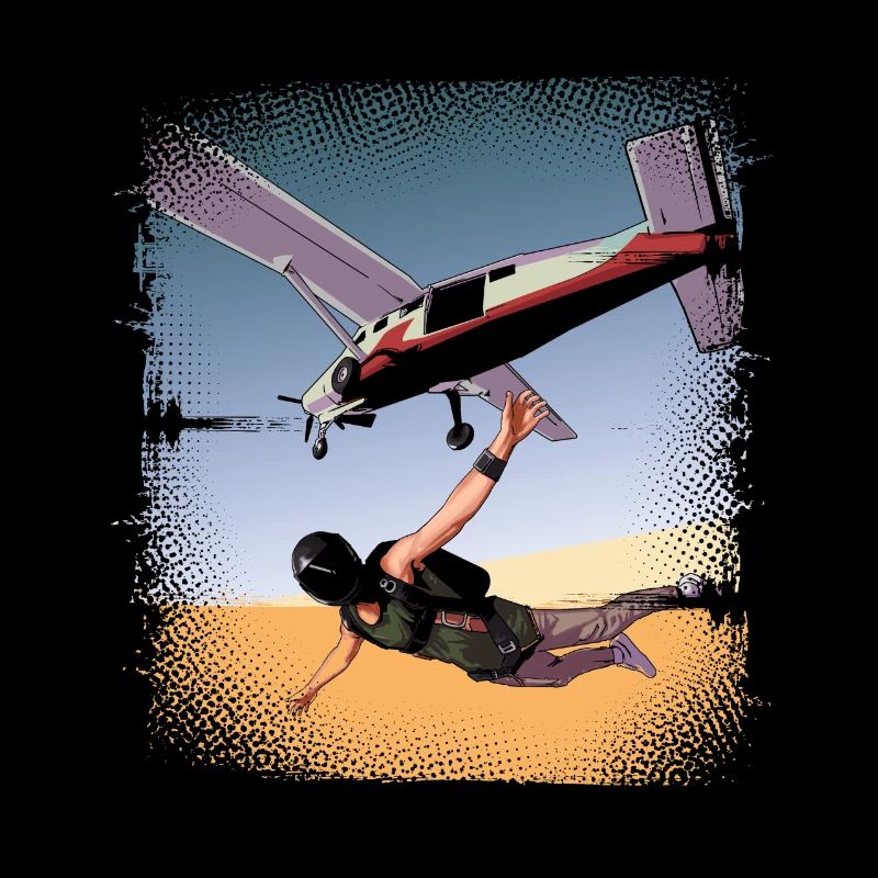 Skydiving Parachutists Parachute