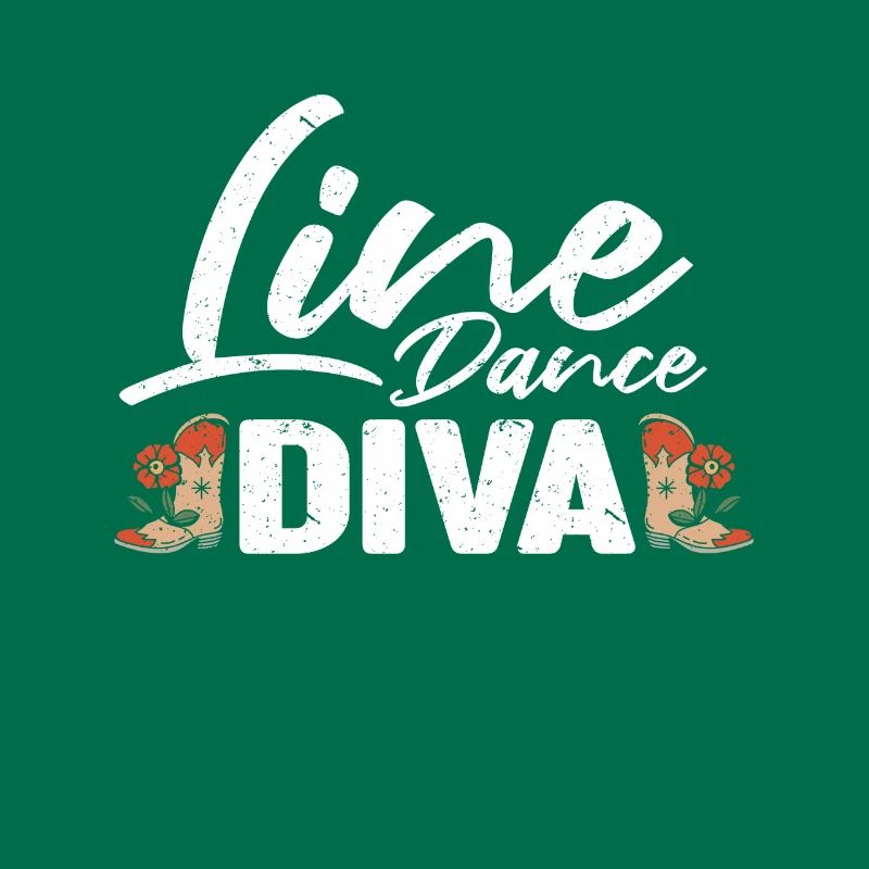 Line Dance Diva Boots Line Dancing Lover