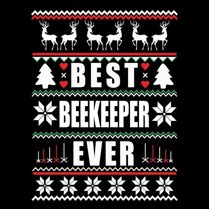 Funny Ugly Christmas Best Beekeeper Ever