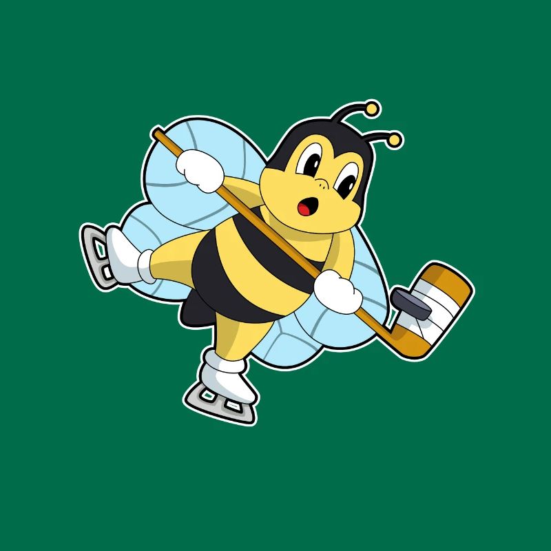 Biene Eishockey Eishockeyschläger