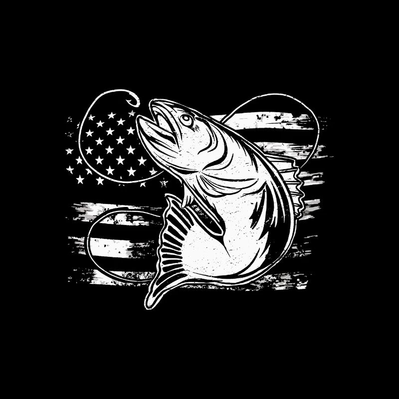 Angel - Pêche au drapeau américain