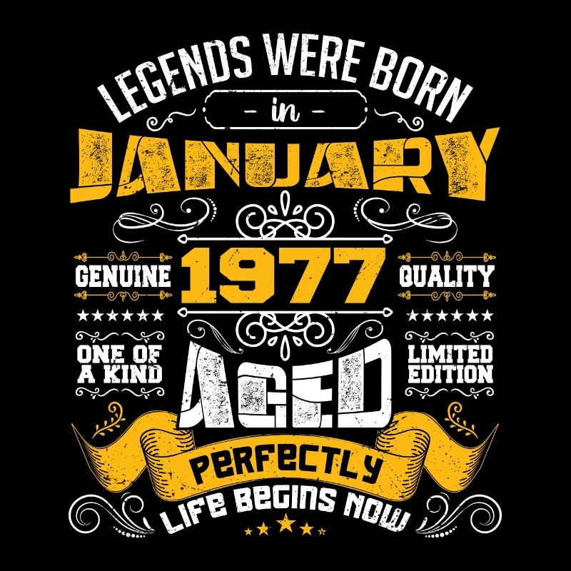Legends wurde im Januar 1977 geboren