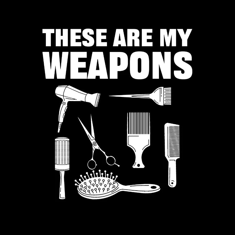 Ce sont mes armes Ciseaux de coiffeur