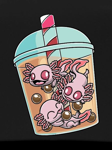 Axolotl In Bubble Tea