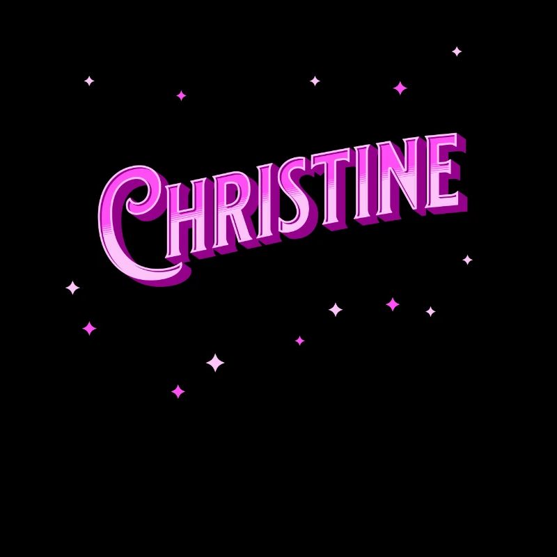 Christine Name personalized