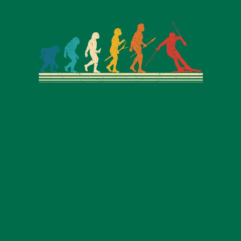 Skiing Human evolution Funny skis