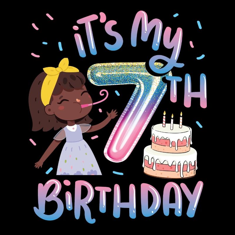 C’est mon 7ème anniversaire Melanin Kid Juneteenth