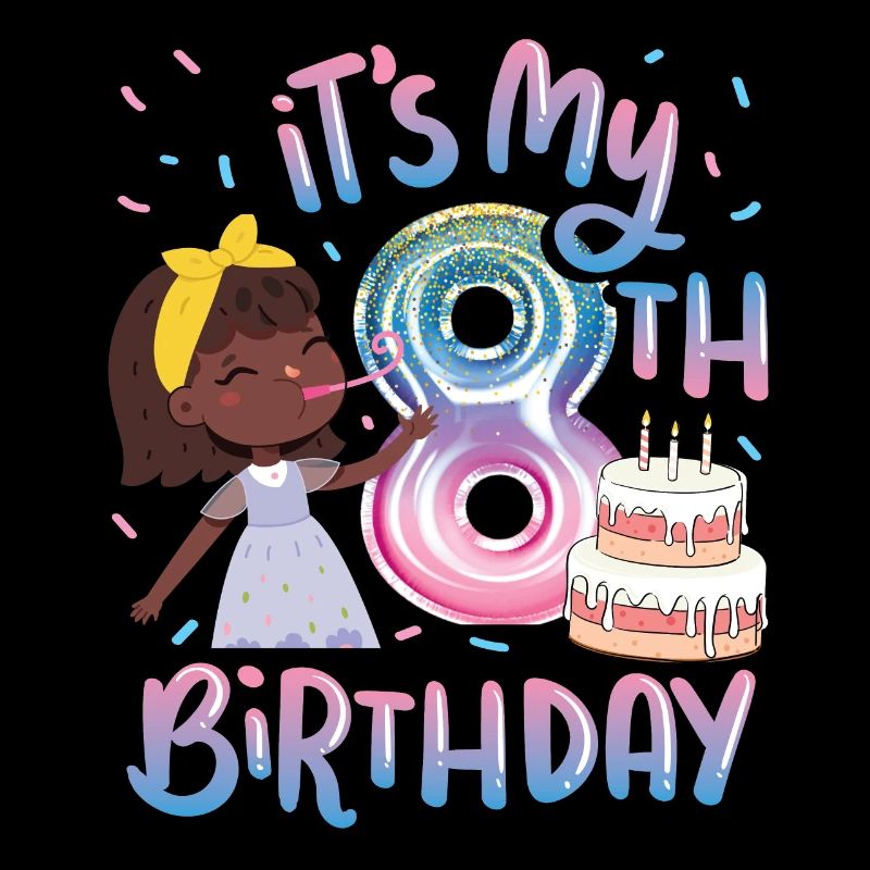 C’est mon 8e anniversaire Melanin Kid Juneteenth