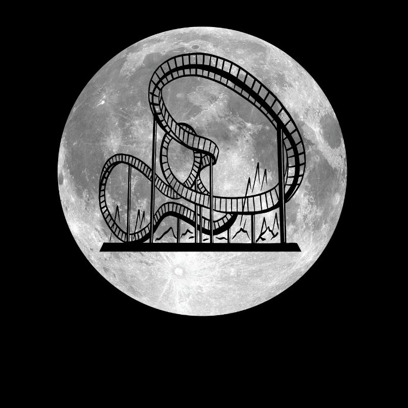 Achterbahn Mond Design