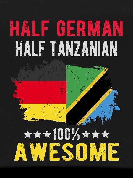 Half German half Tanzanian