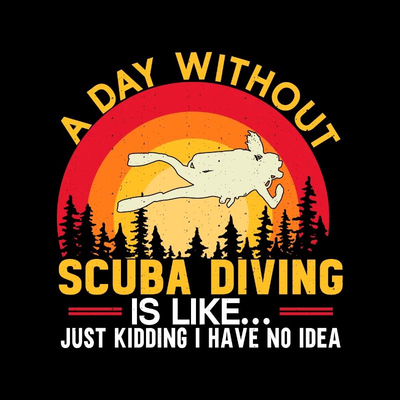 Scuba Diving Gift Underwater Scuba Diver