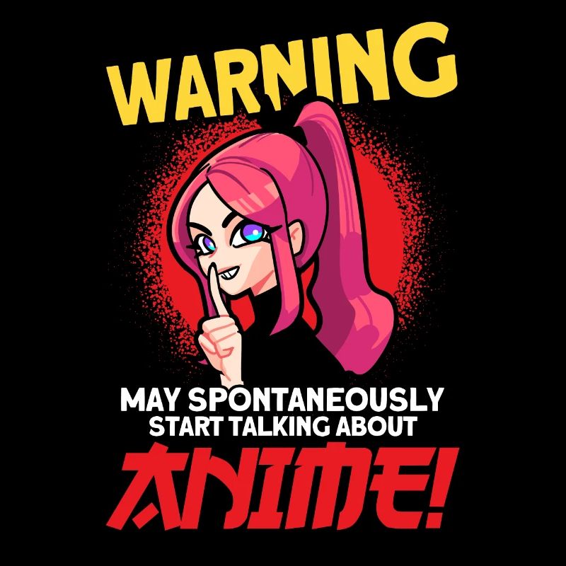 Warning May Spontaneously Start Talking Anime