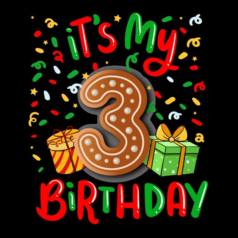 Es Ist Mein 3. Geburtstag Weihnachtsgeschenk 3.