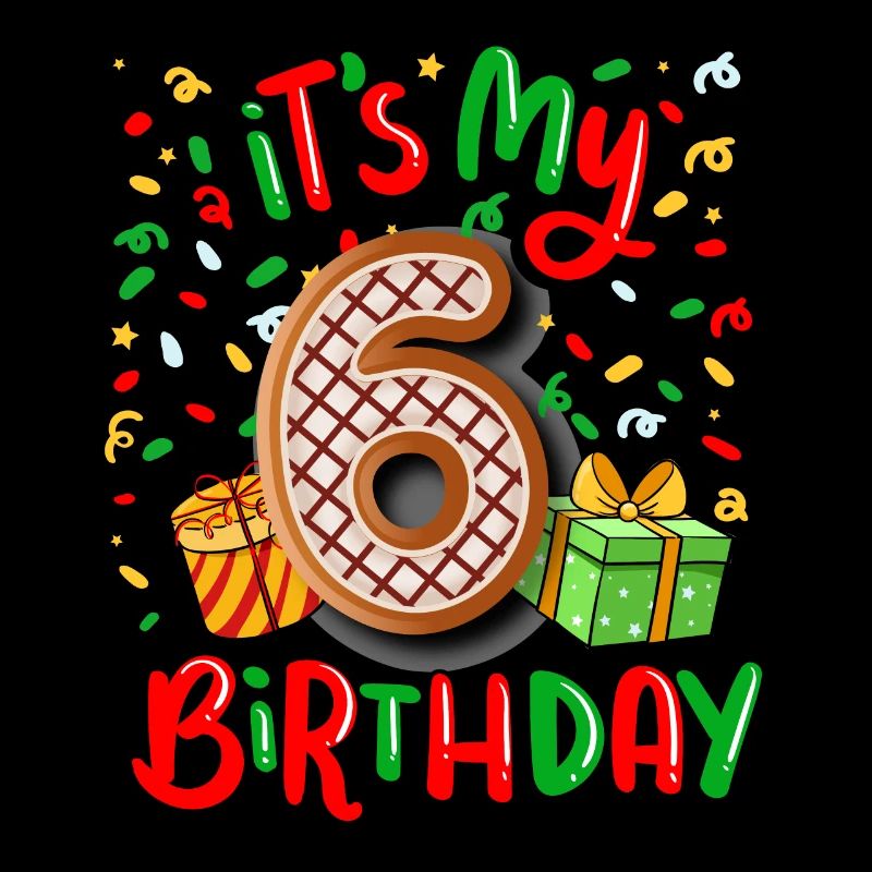 Es Ist Mein 6. Geburtstag Weihnachtsgeschenk 6.