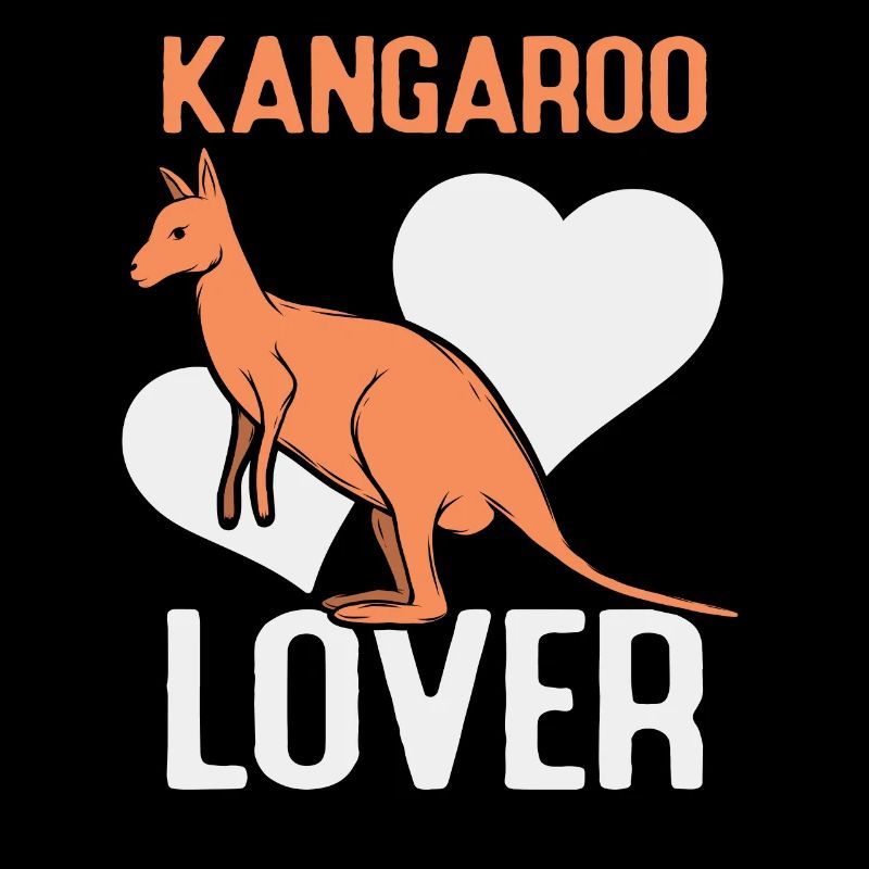 Känguru Liebhaber Australien Tier Kängurus
