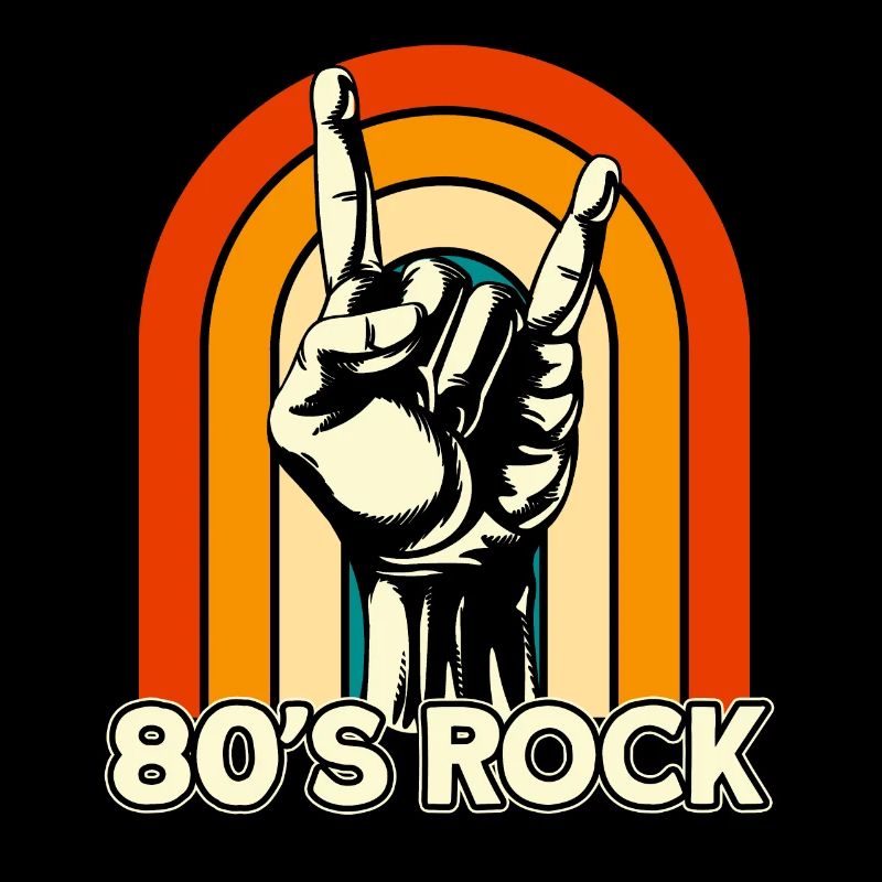 Vintage Retro 80s Rock Français Fork