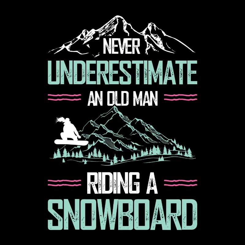 Snowboarder Old Man