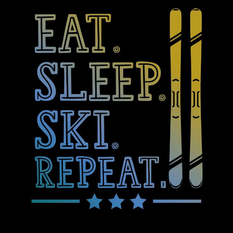 manger dormir ski répéter