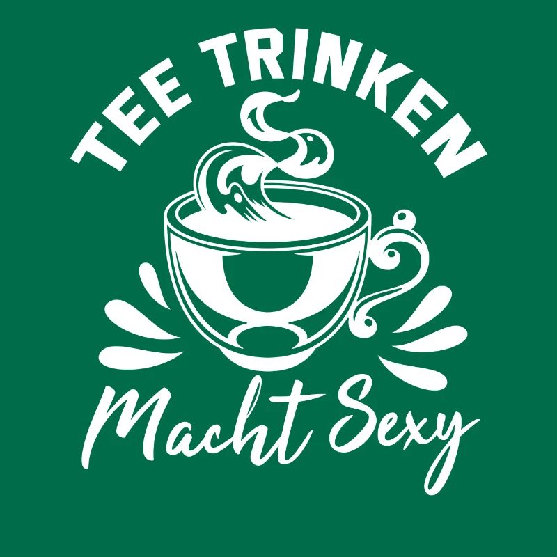 Lustiges gemütlich Bio Tee Trinker Spruch design