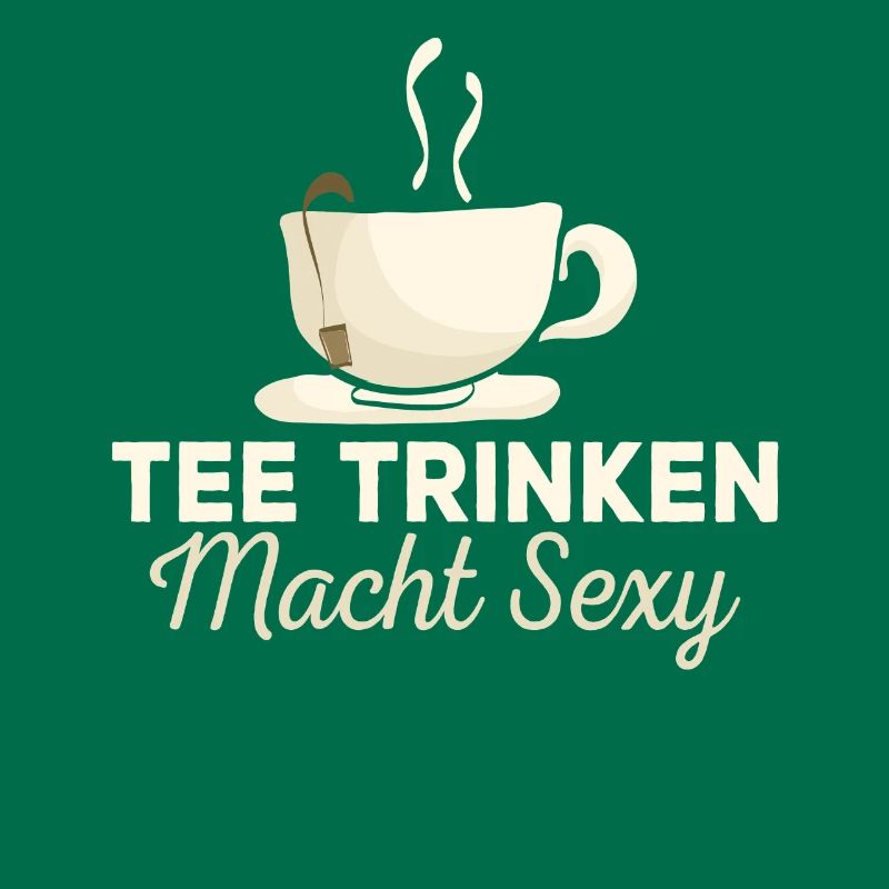 Lustiges gemütlich Bio Tee Trinker Spruch design