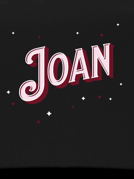 Joan name personalized