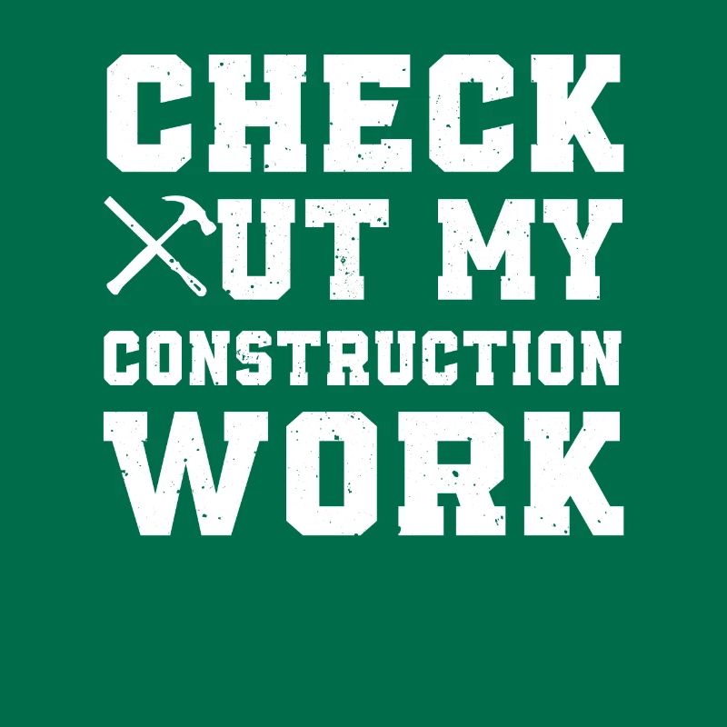 Funny Construction Worker Design