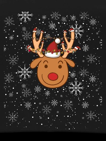 Reindeer Christmas Snow