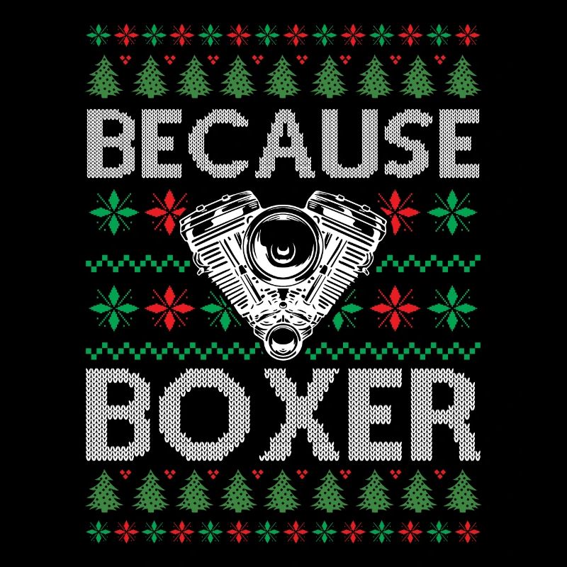 Mechanic V8 Engine Car Tuning Ugly Christmas - Bec