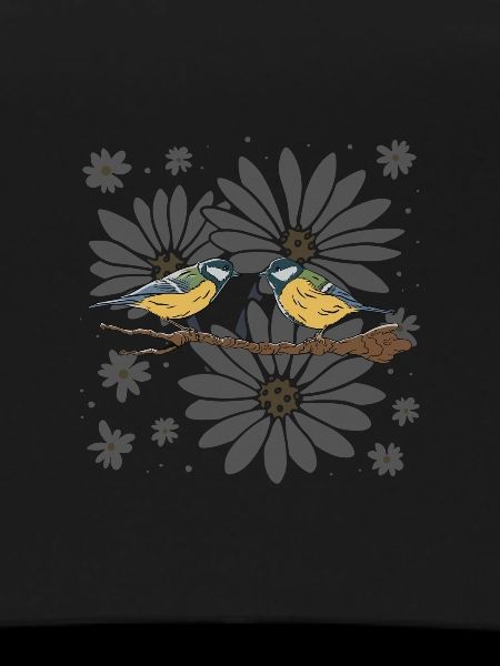 Birds Daisies
