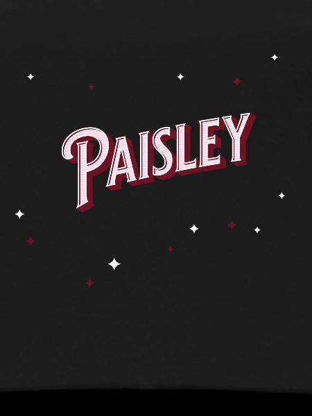 Paisley name personalized