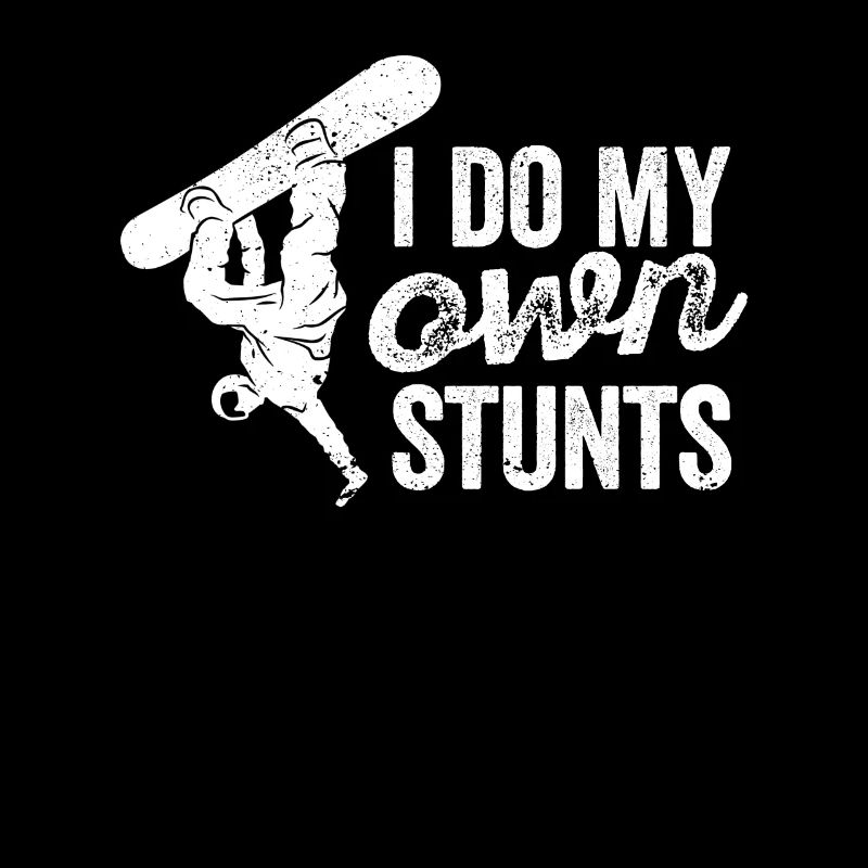 Ich mache meine eigenen Stunts Snowboarding