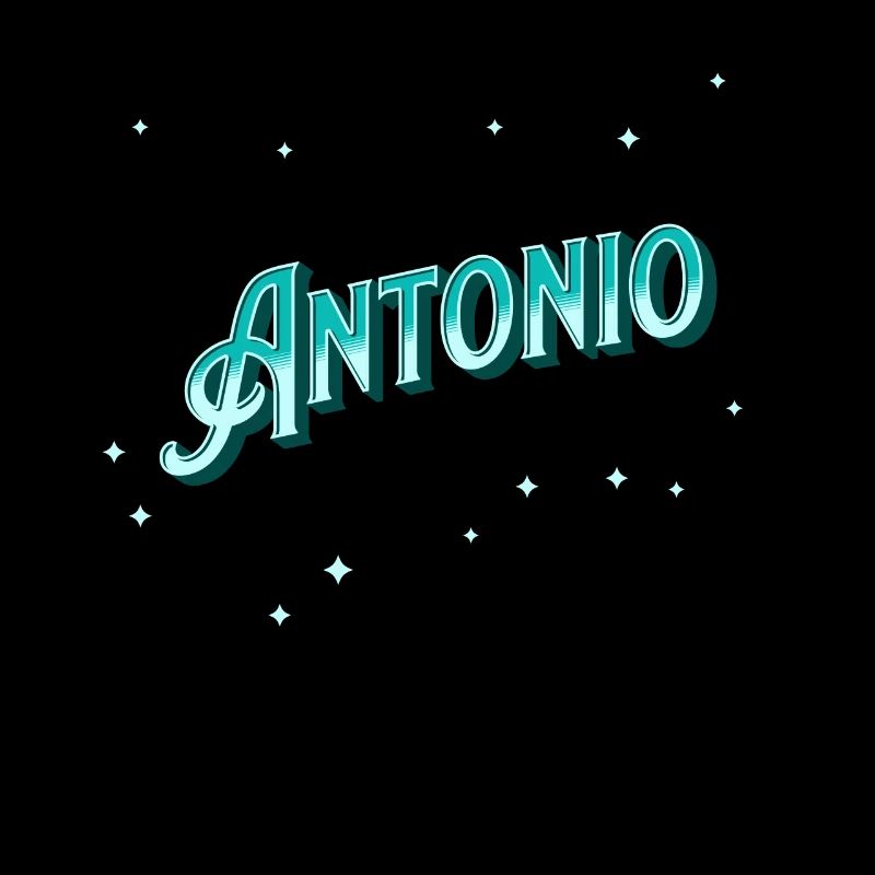 Antonio's name personalized