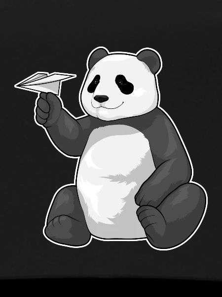 Panda Paper Plane