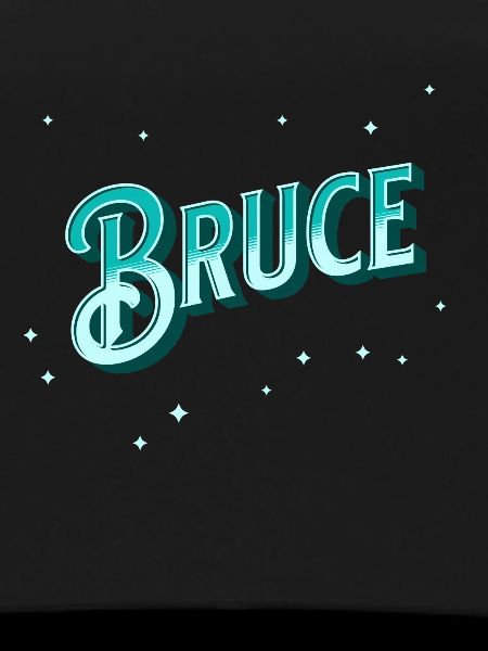 Bruce name personalized