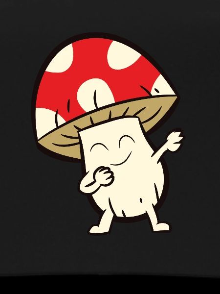 Mushroom - dance, dab, dabbing