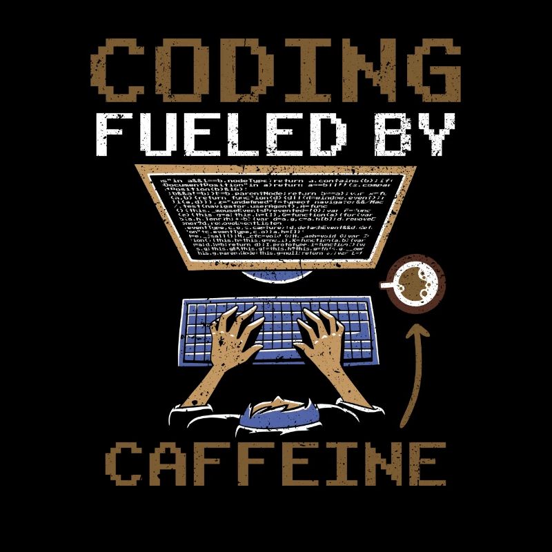 Programmieren Angetrieben Durch Koffein Coding