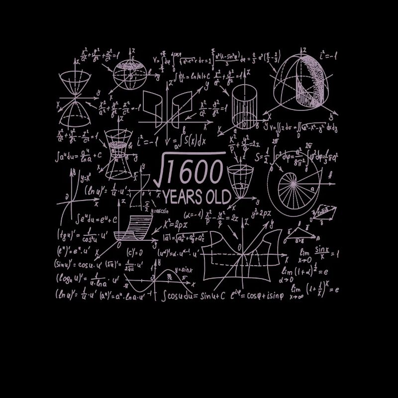 40th birthday for math teachers and math nerds