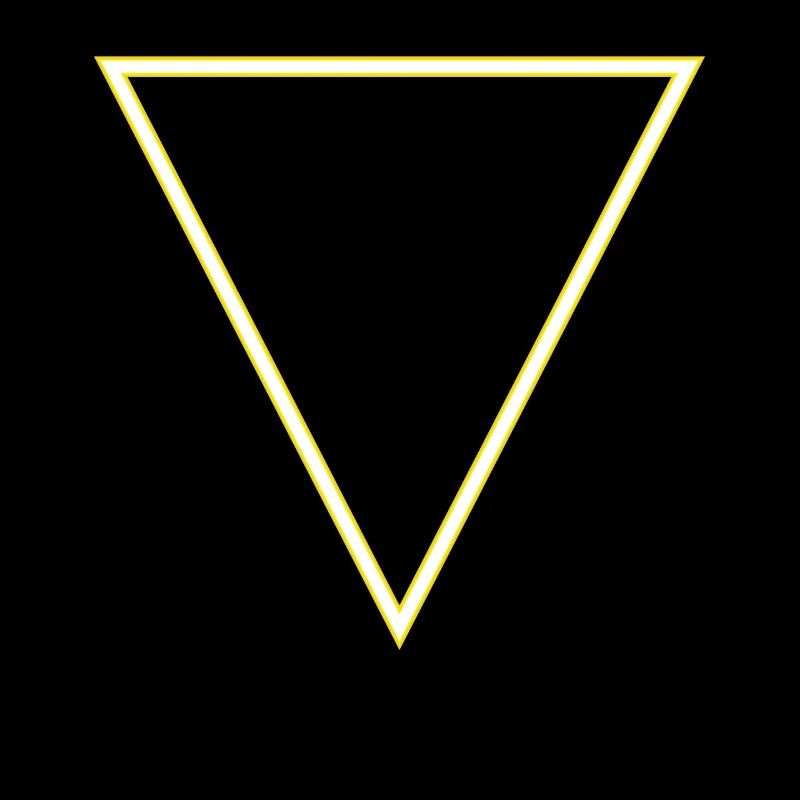 Triangle Jaune néon