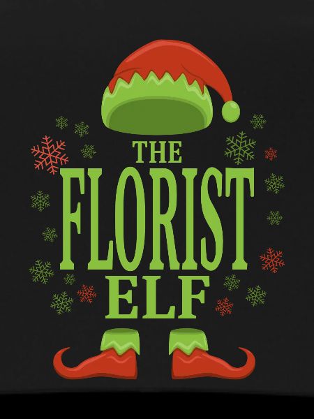 Fleuriste Elfe de Noël