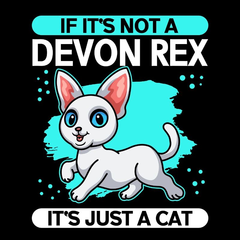 Devon Rex Cat Propriétaire Cat Cadeau Cat